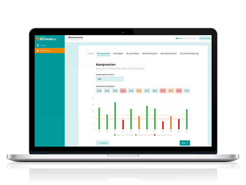 TMT Application Mockup